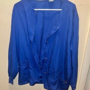 Button up scrub jacket